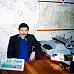 О. Ларионов в редакции газеты «Эхо земли», начало 2000-х 